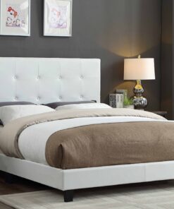 T2113 Double Size Bed White