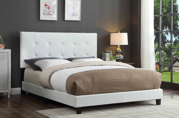 T2113 King Size Bed White