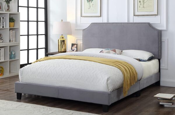 T2116 King Size Bed Grey