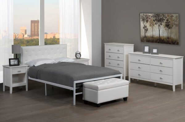 T2208 Bed White