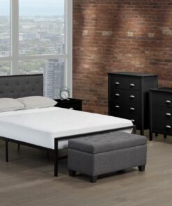 T2208 Bed Grey