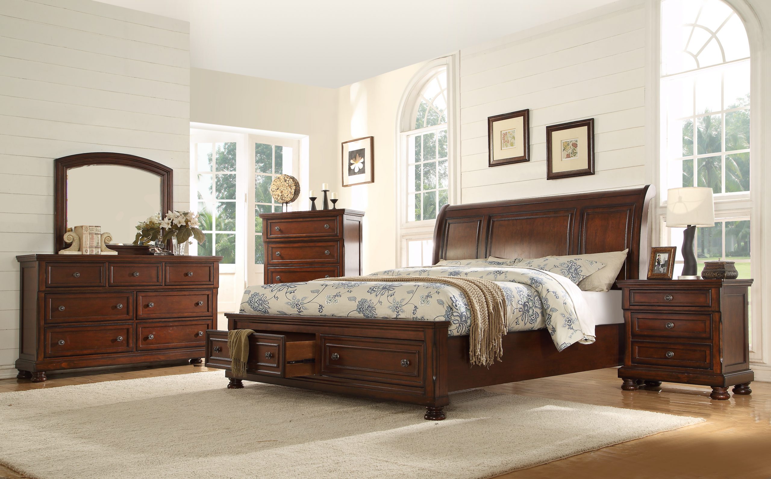 Baltimore 6 Piece Queen Size Bedroom Set 1699 99 Furniture Trends