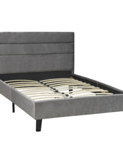 Alternative view of LX895 GR ORABELLE PLATFORM Queen BED FRAME GREY