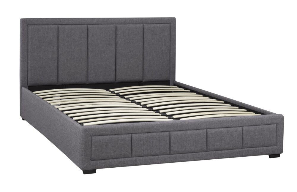 Alternative view of LX828-GR WESTLEY PLATFORM King  BED W/LIFT STORAGE GREY
