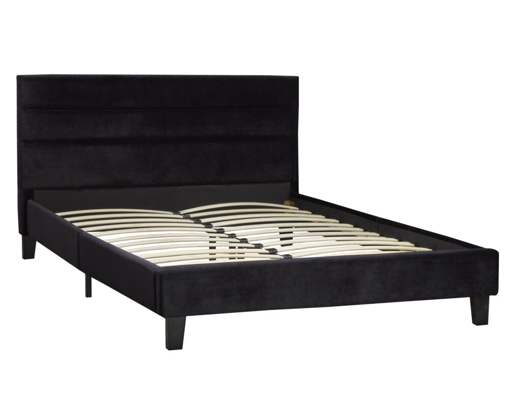 Alternative view of LX895 BLK ORABELLE PLATFORM Full BED FRAME BLACK