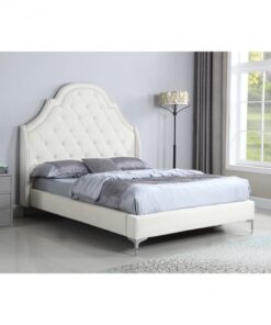 ZQ-1276-BEI QUEEN BED BEIGE