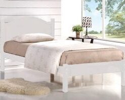 T2342 Double Size Bed White