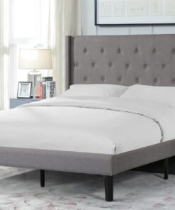 T2352 Double Size Bed Grey
