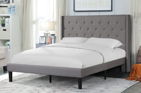 T2352 King Size Bed Grey