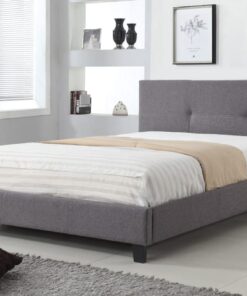 T2358 Double Size Bed Grey