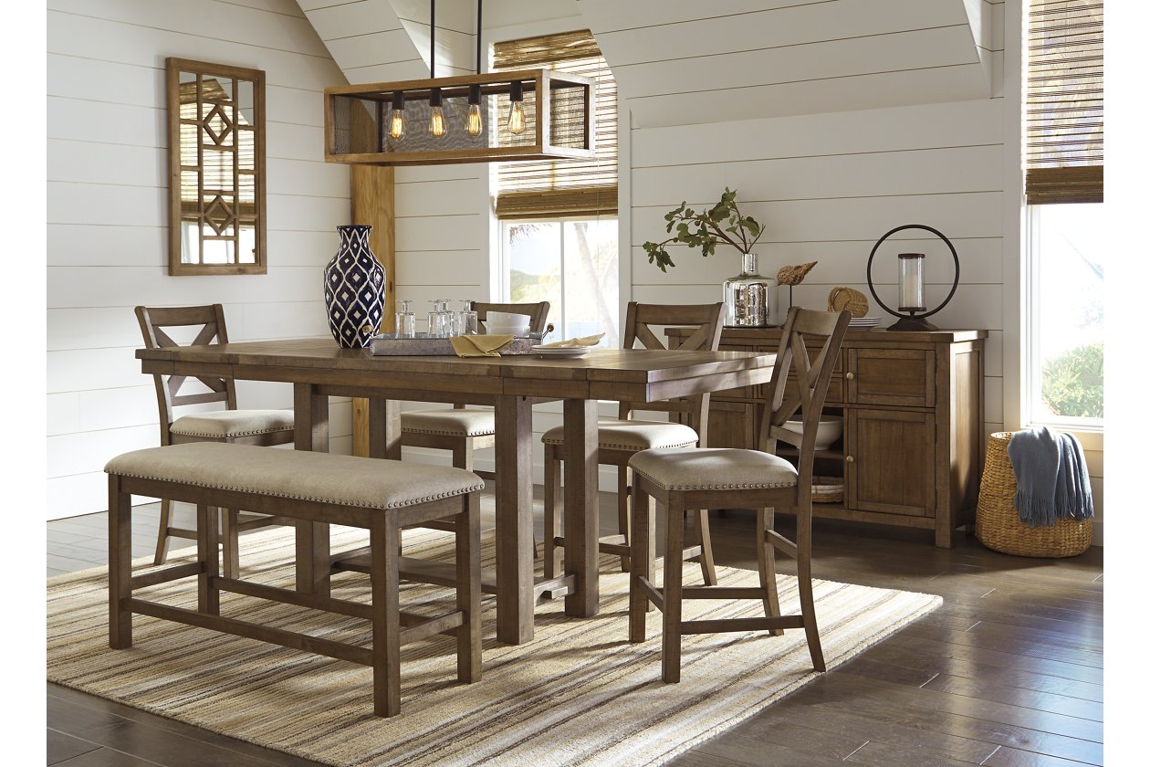 Moriville 6-Piece Counter Height Dining Room
