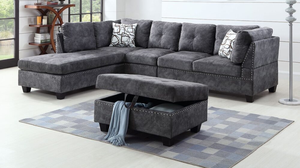 Snow Reversible Sectional Sofa Set