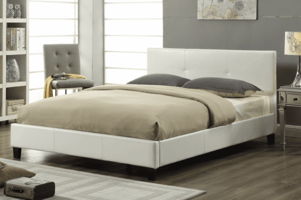 T2358 Double Size Bed White