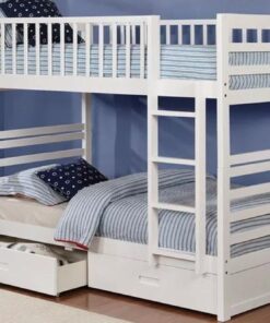 Ifdc B-110-W Single over single bunk bed
