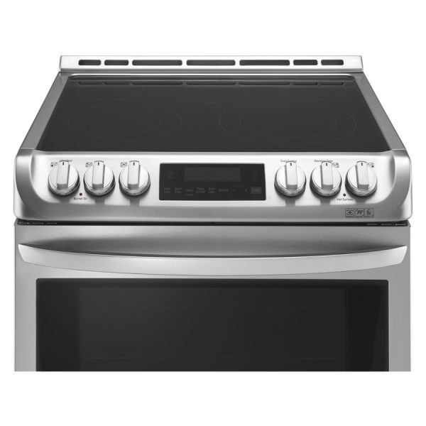lg electric range convection cu ft oven slide stove probake appliances stainless ranges ceramic steel clean self easyclean