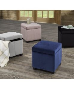 Alternative view of Brassex 2012XS GR STORAGE OTTOMAN GREY