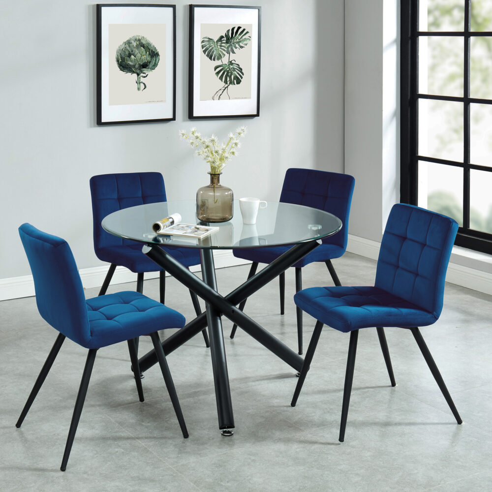 Alternative view of Worldwide Suzette Round Dining Table