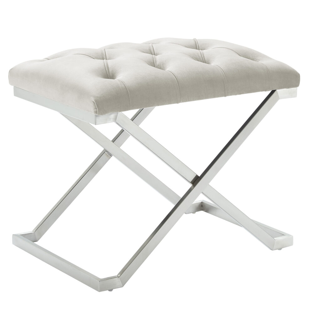 Alternative view of Worldwide Aldo Bench in Ivory/Silver