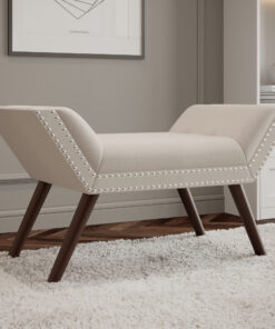 Alternative view of Worldwide Lana Bench in Beige