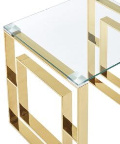 Alternative view of Worldwide Eros Console/Desk in Gold