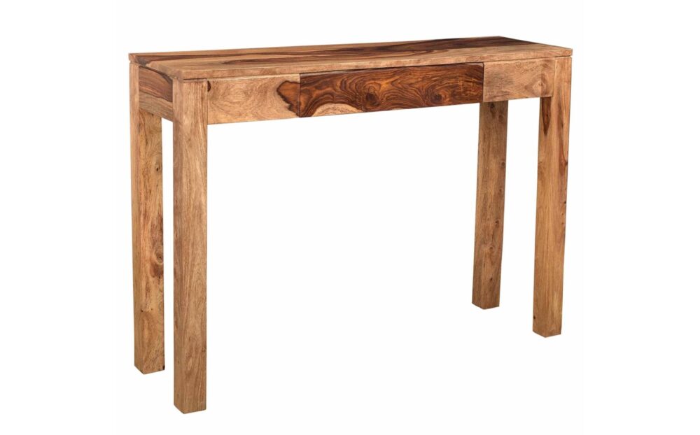 Worldwide Idris Console/Desk in Dark Sheesham