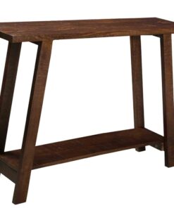 Worldwide Volsa Console Table in Walnut