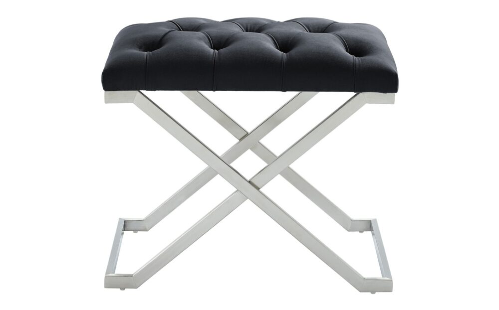 Worldwide Aldo Bench in Black/Silver