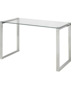 DAVID B Glass Desk