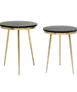 Belvin End table XC-52977 SET OF 2 GREEN MARBLE