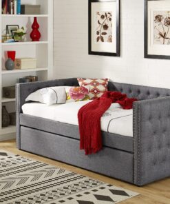GL2216 Daybed grey Trundle bed