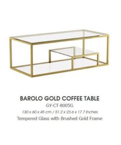 Barold GY-CT-8005G Brushed Gold Coffee