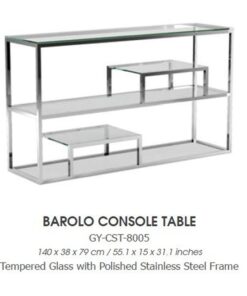 BAROLO GY-CST-8005 Polished steel console