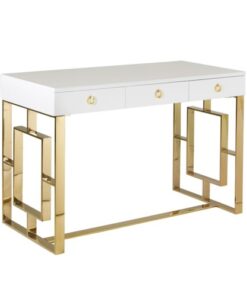 BACCARAT Wood Top Desk GY-DE-7948G Gold