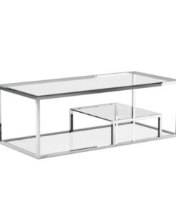 Barold GY-CT-8005 Polished Steel Coffee Table