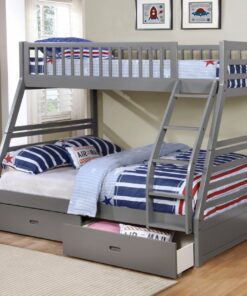 Ifdc B-117-G Twin/Full bunk bed