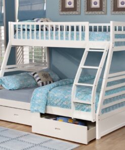 Ifdc B-117-W Twin/Full bunk bed