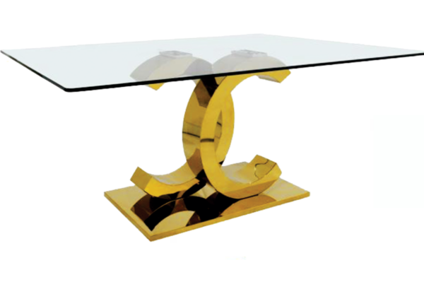 Gold Coco Dining Table