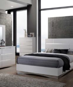 Stoney White Bedroom Set