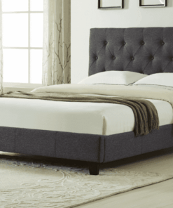 T2366 King Size Bed Charcoal