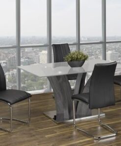 T-321 Austin Black 5pc Dining Set