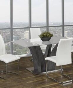 T-321 Austin White 5pc Dining Set