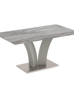 Alternative view of Napoli/Devo 7pc Dining Set, Grey/Light Grey