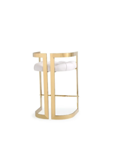Alternative view of Majestic Counter Chair Gy-Cou-8050 Aspen White W/ Steel Base