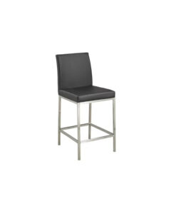 Havana Counter Chair Gy649 S25 Black/ Brushed Pu