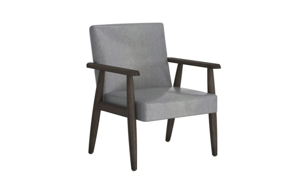 Wilder Accent Chair in Grey and Weathered Brown