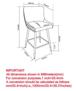 Alternative view of Xander 26" Counter Stool, Set of 2, in Black