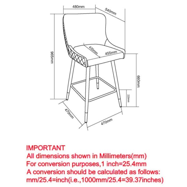 Alternative view of Xander 26" Counter Stool, Set of 2, in Light Grey