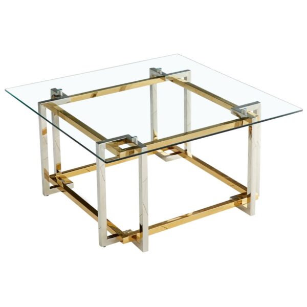 Alternative view of Florina Coffee Table In Silver And Gold