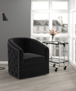 Alternative view of Velci Accent Chair in Black