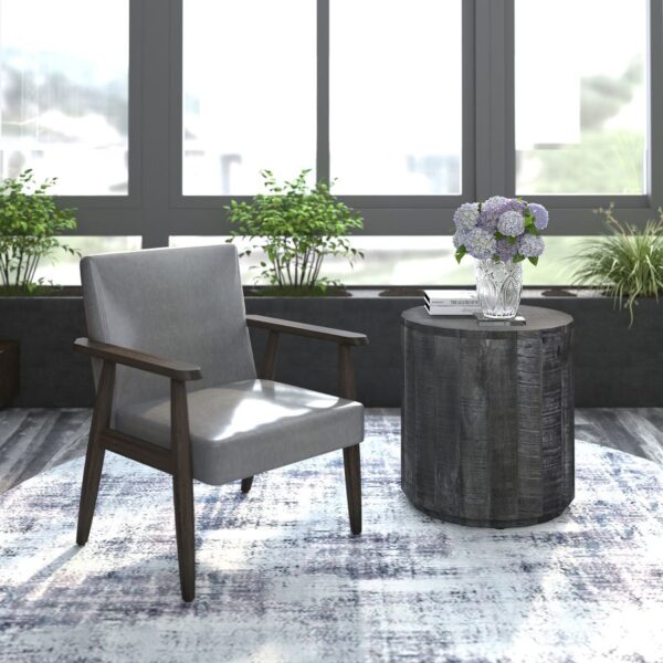 Alternative view of Wilder Accent Chair in Grey and Weathered Brown